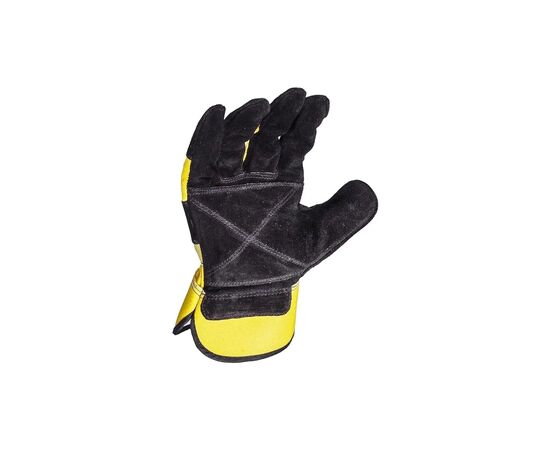 Защитные перчатки DeWALT разм. L/9, с кожаной ладонью и пальцами (DPG41L), изображение 3 Защитные перчатки DeWALT разм. L/9, с кожаной ладонью и пальцами (DPG41L), изображение 3