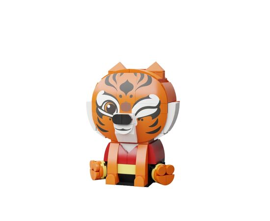 Конструктор Pantasy Kung Fu Panda Серия Сидящий малыш - Тигрица (99125), изображение 2 Конструктор Pantasy Kung Fu Panda Серия Сидящий малыш - Тигрица (99125), изображение 2