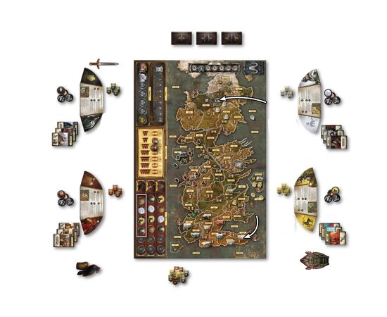 Настольная игра Geekach Games Игра престолов. Второе издание (A Game of Thrones: The Board Game Second Edition) (укр.) (GKCH187gt), изображение 2 Настольная игра Geekach Games Игра престолов. Второе издание (A Game of Thrones: The Board Game Second Edition) (укр.) (GKCH187gt), изображение 2
