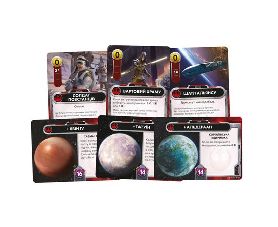 Настольная игра Geekach Games Звездные войны. Колодостроительная игра (Star Wars: The Deckbuilding Game) (укр.) (GKCH168SW), изображение 2