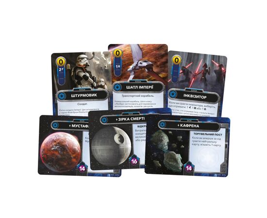 Настольная игра Geekach Games Звездные войны. Колодостроительная игра (Star Wars: The Deckbuilding Game) (укр.) (GKCH168SW), изображение 5