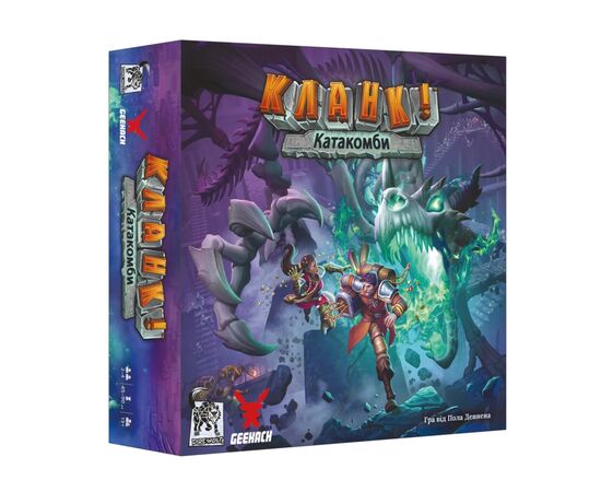 Настольная игра Geekach Games Кланк! Катакомбы (Clank! Catacombs) (укр.) (GKCH105CCTK)