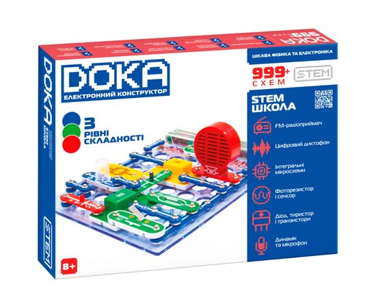 Конструктор DOKA электронный Школа 999+ схем (D70708)