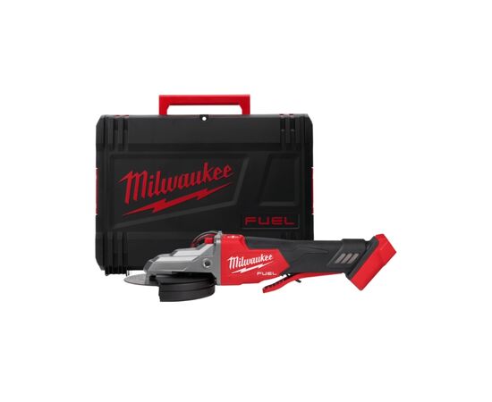 Шлифовальная машина Milwaukee M18 FSAGF125XPDB-0X, 125 мм, с плоским редуктором, HD кейс (без АКБ и ЗУ) (4933478439)