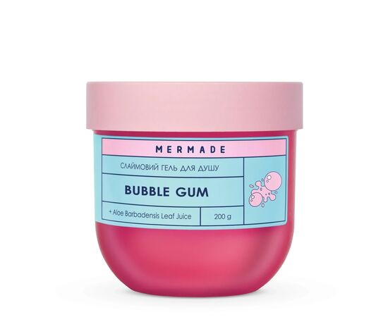 Гель для душа Mermade Bubble Gum Слаймовый 200 г (4823122900746)