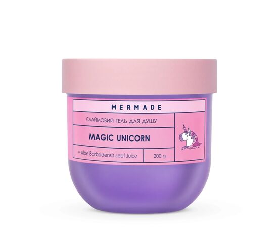 Гель для душа Mermade Magic Unicorn Слаймовый 200 г (4823122900739)