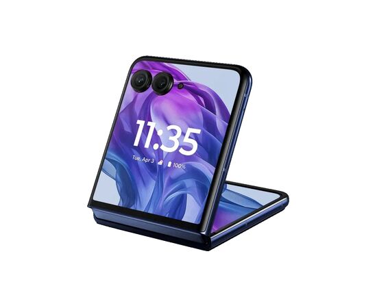 Мобільний телефон Motorola Razr 50 Ultra 12/512GB Midnight Blue (PB1T0014RS), зображення 5 Мобільний телефон Motorola Razr 50 Ultra 12/512GB Midnight Blue (PB1T0014RS), зображення 5