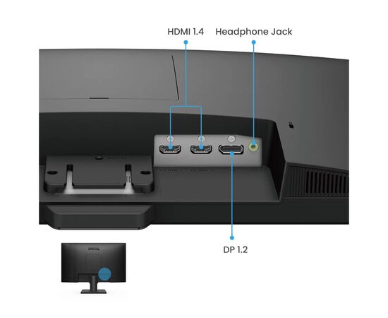 Монитор BenQ GW2490 BLACK, изображение 8 Монитор BenQ GW2490 BLACK, изображение 8