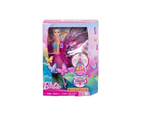 Кукла Barbie бабочка Волшебные крылышки серии Дримтопия (HXJ10), изображение 5 Кукла Barbie бабочка Волшебные крылышки серии Дримтопия (HXJ10), изображение 5