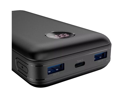 Батарея универсальная Canyon PB-2002 20000mAh, PD/20W, QC/3.0, Black (CNE-CPB2002B), изображение 3 Батарея универсальная Canyon PB-2002 20000mAh, PD/20W, QC/3.0, Black (CNE-CPB2002B), изображение 3