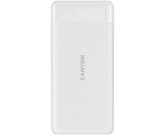Батарея универсальная Canyon PB-109 10000 mAh PD/18W QC/3.0/20W White (CNE-CPB1009W)