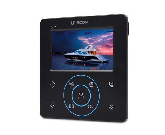 Комплект видеодомофона BCOM BD-480M Black Kit, изображение 2 Комплект видеодомофона BCOM BD-480M Black Kit, изображение 2