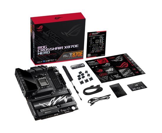 Материнська плата ASUS ROG CROSSHAIR X870E HERO, зображення 4 Материнська плата ASUS ROG CROSSHAIR X870E HERO, зображення 4