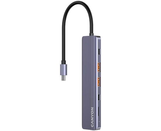 Порт-репликатор Canyon Docking Station DS-17 6 in 1 4k USB-C hub (CNS-TDS17), изображение 2 Порт-репликатор Canyon Docking Station DS-17 6 in 1 4k USB-C hub (CNS-TDS17), изображение 2
