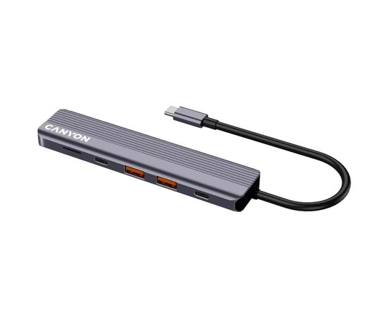Порт-репликатор Canyon Docking Station DS-17 6 in 1 4k USB-C hub (CNS-TDS17), изображение 4 Порт-репликатор Canyon Docking Station DS-17 6 in 1 4k USB-C hub (CNS-TDS17), изображение 4