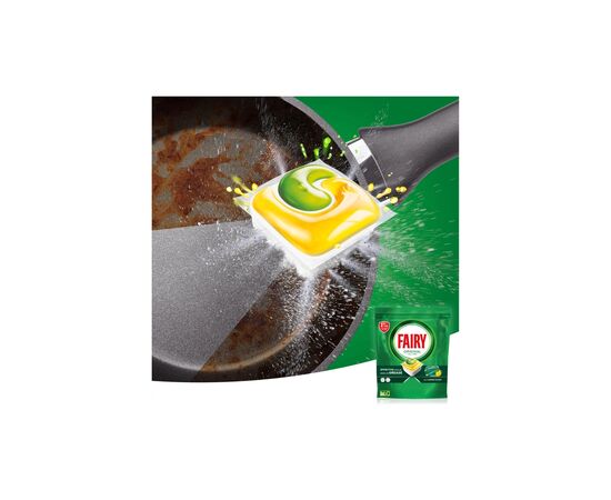 Таблетки для посудомоечных машин Fairy Original All in One Lemon 56 шт. (8700216237352), изображение 4 Таблетки для посудомоечных машин Fairy Original All in One Lemon 56 шт. (8700216237352), изображение 4