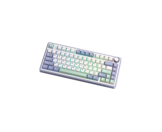 Клавиатура Aula F75 Gasket Greywood V3 switch Hot-Swap PBT Wireless/Bluetooth/USB White (6948391208640), изображение 5 Клавиатура Aula F75 Gasket Greywood V3 switch Hot-Swap PBT Wireless/Bluetooth/USB White (6948391208640), изображение 5