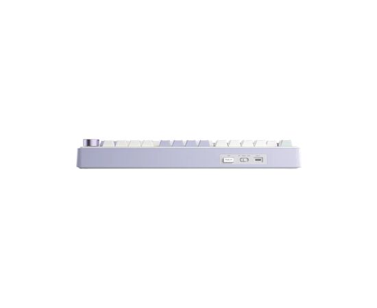 Клавиатура Aula F75 Gasket Greywood V3 switch Hot-Swap PBT Wireless/Bluetooth/USB White (6948391208640), изображение 6 Клавиатура Aula F75 Gasket Greywood V3 switch Hot-Swap PBT Wireless/Bluetooth/USB White (6948391208640), изображение 6