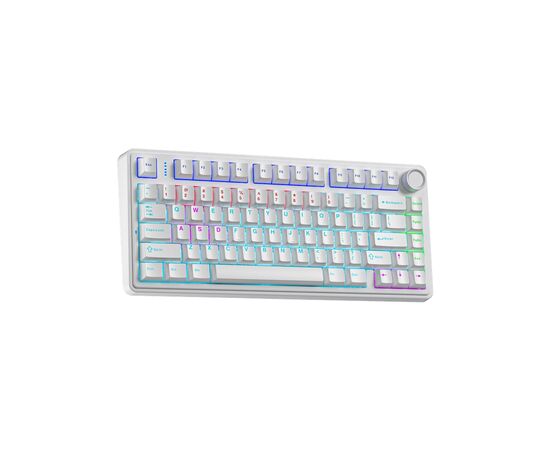 Клавиатура Aula F75 keycap KRGD Blue USB UA White (6948391202839), изображение 2 Клавиатура Aula F75 keycap KRGD Blue USB UA White (6948391202839), изображение 2