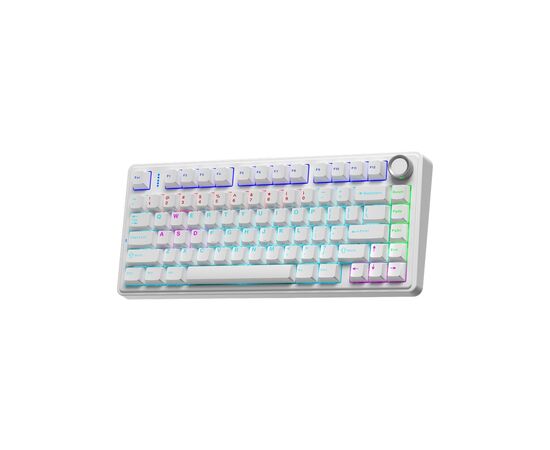 Клавиатура Aula F75 keycap KRGD Blue USB UA White (6948391202839), изображение 3 Клавиатура Aula F75 keycap KRGD Blue USB UA White (6948391202839), изображение 3