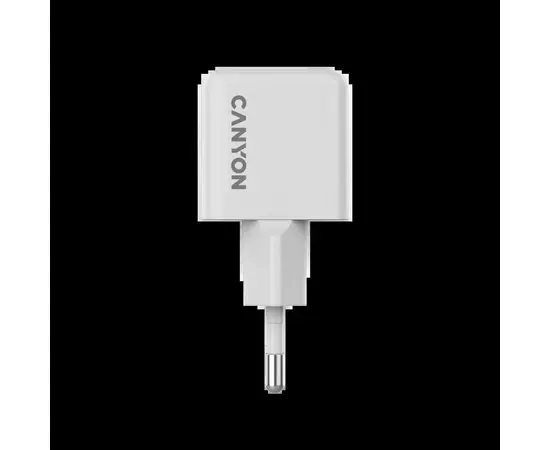 Зарядное устройство Canyon CU20C GaN 20W 1xPD EU White (CNS-CUW20C), изображение 3 Зарядное устройство Canyon CU20C GaN 20W 1xPD EU White (CNS-CUW20C), изображение 3