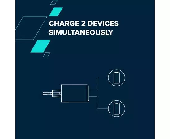 Зарядное устройство Canyon CU45AC GaN 45W 1xPD 1xQC EU White (CNS-CUW45AC), изображение 9 Зарядное устройство Canyon CU45AC GaN 45W 1xPD 1xQC EU White (CNS-CUW45AC), изображение 9