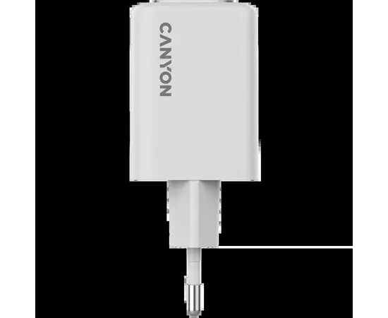 Зарядное устройство Canyon CU45CC GaN 45W 2xPD EU White (CNS-CUW45CC), изображение 2 Зарядное устройство Canyon CU45CC GaN 45W 2xPD EU White (CNS-CUW45CC), изображение 2