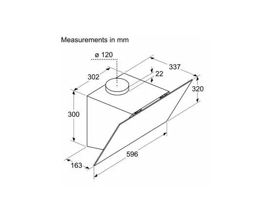 Витяжка кухонна Bosch DWK64PJ60T, зображення 7 Витяжка кухонна Bosch DWK64PJ60T, зображення 7