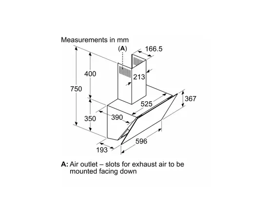 Вытяжка кухонная Bosch DWK66PJ60T, изображение 6 Вытяжка кухонная Bosch DWK66PJ60T, изображение 6