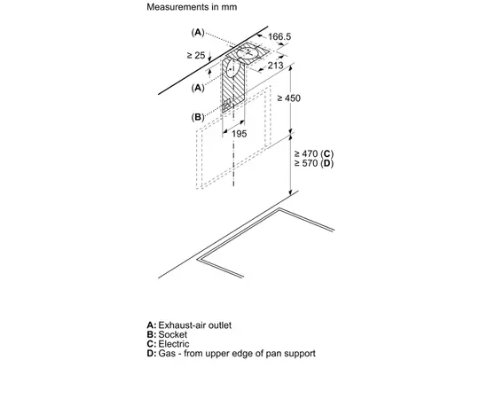 Вытяжка кухонная Bosch DWK66PJ60T, изображение 9 Вытяжка кухонная Bosch DWK66PJ60T, изображение 9