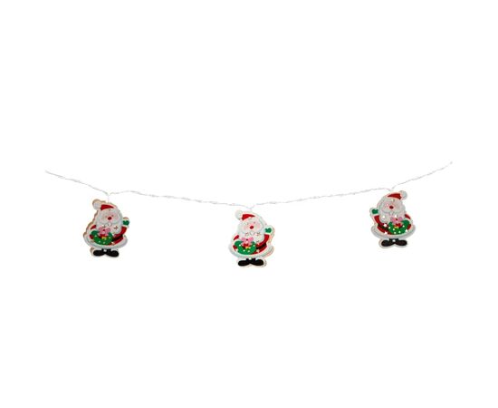 Гирлянда Chomik Санта-Клаус 1.65 м 10 LED Теплый белый (5900779854086)