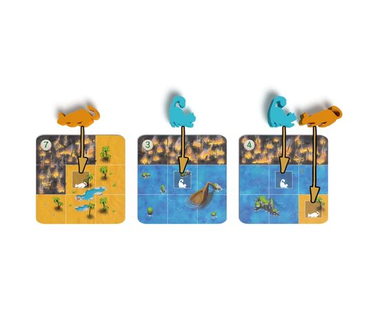 Настольная игра Geekach Games Спасай котов (Race to the Raft) (укр.) (GKCH208rt), изображение 4 Настольная игра Geekach Games Спасай котов (Race to the Raft) (укр.) (GKCH208rt), изображение 4