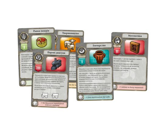 Настольная игра Geekach Games Цивилизация. Новый рассвет (Civilization: A New Dawn) (укр.) (GKCH194cv), изображение 2 Настольная игра Geekach Games Цивилизация. Новый рассвет (Civilization: A New Dawn) (укр.) (GKCH194cv), изображение 2