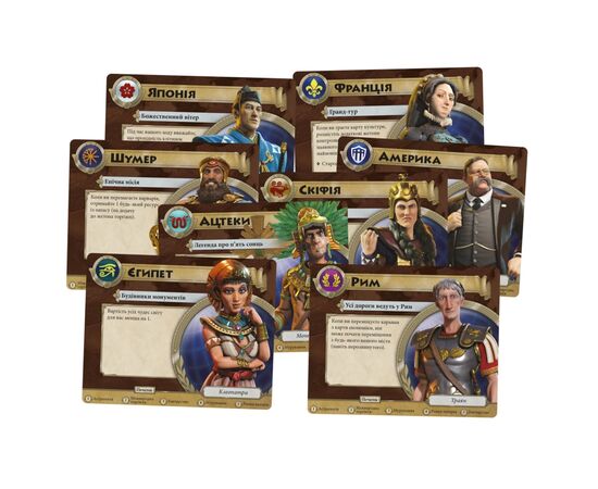 Настольная игра Geekach Games Цивилизация. Новый рассвет (Civilization: A New Dawn) (укр.) (GKCH194cv), изображение 4 Настольная игра Geekach Games Цивилизация. Новый рассвет (Civilization: A New Dawn) (укр.) (GKCH194cv), изображение 4