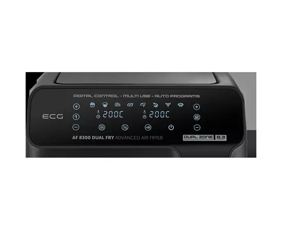 Мультипечь ECG AF 8300 Dual Fry, изображение 7 Мультипечь ECG AF 8300 Dual Fry, изображение 7