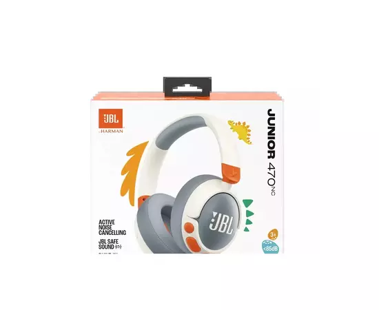 Наушники JBL JR 470 NC White (JBLJR470NCWHT), изображение 8 Наушники JBL JR 470 NC White (JBLJR470NCWHT), изображение 8