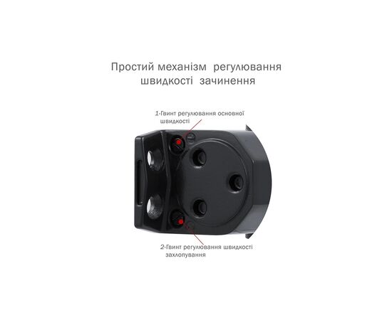 Доводчик двери Ryobi D-2055V BLACK, изображение 4 Доводчик двери Ryobi D-2055V BLACK, изображение 4