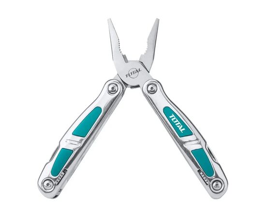 Мультитул Total TFMFT01151 мультифункціональний, 15 функцій, нержавіюча сталь (TFMFT01151), изображение 2 Мультитул Total TFMFT01151 мультифункціональний, 15 функцій, нержавіюча сталь (TFMFT01151), изображение 2