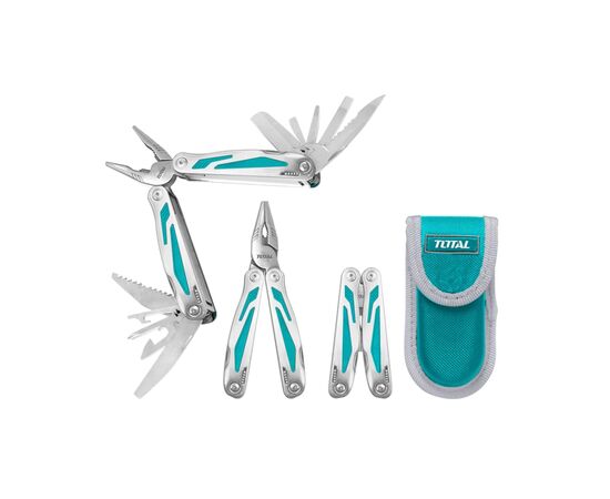 Мультитул Total TFMFT01151 мультифункціональний, 15 функцій, нержавіюча сталь (TFMFT01151), изображение 4 Мультитул Total TFMFT01151 мультифункціональний, 15 функцій, нержавіюча сталь (TFMFT01151), изображение 4