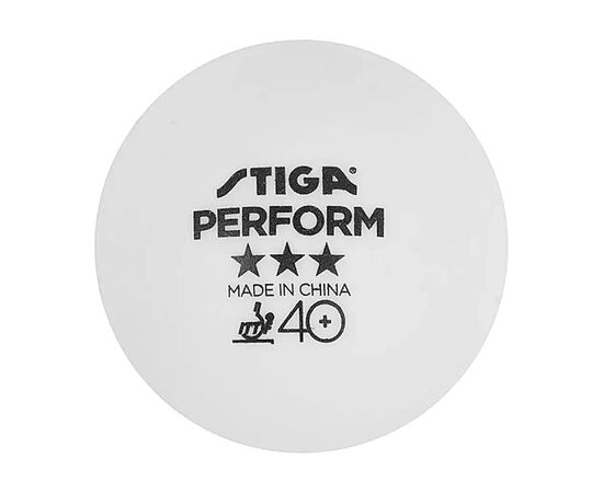М'ячик для настільного теніса Stiga Perform ABS 6 шт (1113-2110-06) (931160)
