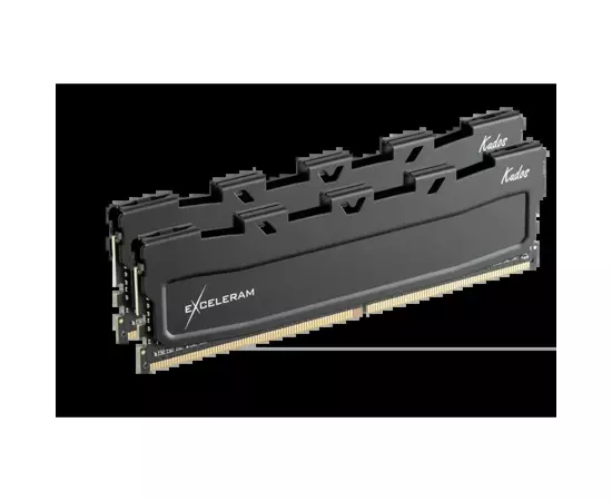 Модуль памяти для компьютера DDR5 32GB (2x16GB) 6400 MHz Black Kudos eXceleram (EK50320643238CD)
