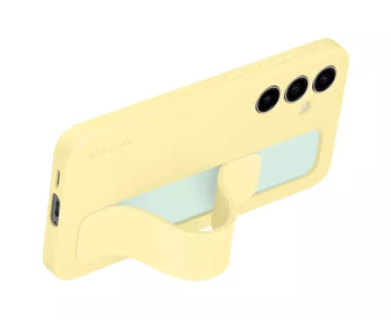 Чехол для мобильного телефона Samsung Standing Grip Case Samsung Galaxy S24 FE Yellow (EF-GS721CYEGWW), изображение 5 Чехол для мобильного телефона Samsung Standing Grip Case Samsung Galaxy S24 FE Yellow (EF-GS721CYEGWW), изображение 5