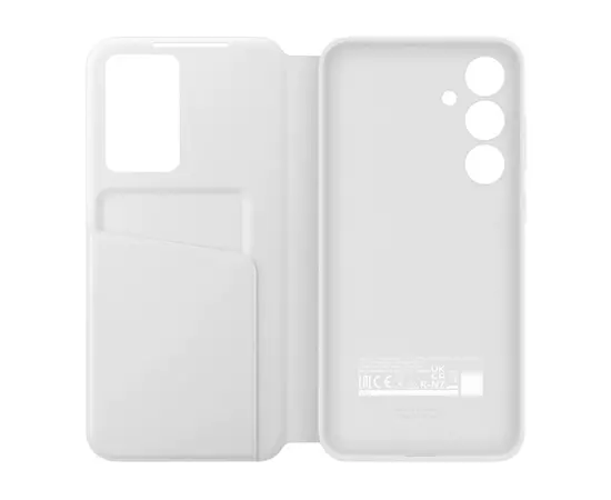 Чехол для мобильного телефона Samsung Smart View Wallet Case Samsung Galaxy S24 FE White (EF-ZS721CWEGWW), изображение 5 Чехол для мобильного телефона Samsung Smart View Wallet Case Samsung Galaxy S24 FE White (EF-ZS721CWEGWW), изображение 5