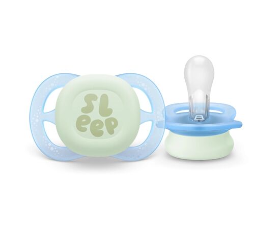 Пустышка Philips AVENT Ultra Air Light, 0+мес 2 шт (SCF075/08), изображение 2 Пустышка Philips AVENT Ultra Air Light, 0+мес 2 шт (SCF075/08), изображение 2
