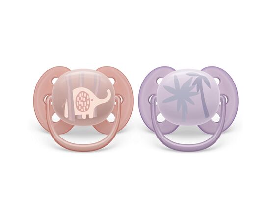 Пустышка Philips AVENT Ultra Soft ультрамягкая 0-6 мес. 2 шт (SCF091/09), изображение 2 Пустышка Philips AVENT Ultra Soft ультрамягкая 0-6 мес. 2 шт (SCF091/09), изображение 2