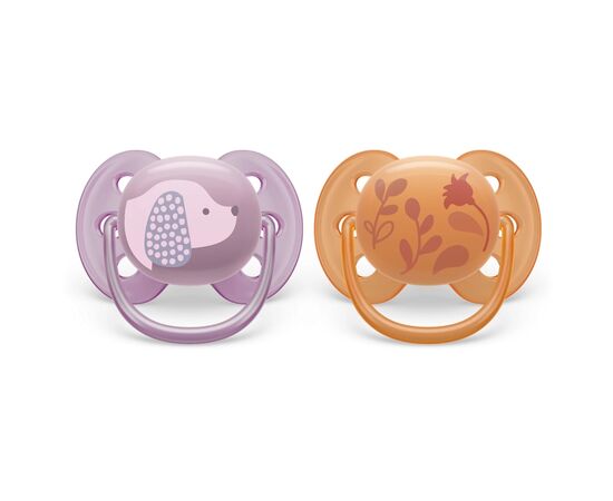 Пустышка Philips AVENT Ultra Soft ультрамягкая 6-18 мес 2 шт (SCF091/18), изображение 2 Пустышка Philips AVENT Ultra Soft ультрамягкая 6-18 мес 2 шт (SCF091/18), изображение 2