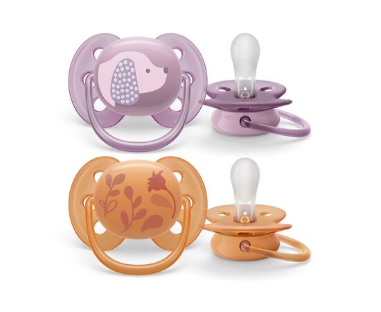 Пустушка Philips AVENT Ultra Soft ультрам'яка 6-18 міс 2 шт (SCF091/18)