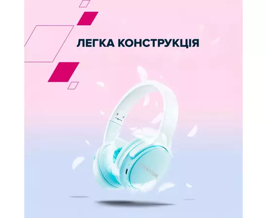 Навушники Canyon OnRiff 4 Bluetooth Pink (CNS-CBTHS4P), зображення 8 Навушники Canyon OnRiff 4 Bluetooth Pink (CNS-CBTHS4P), зображення 8