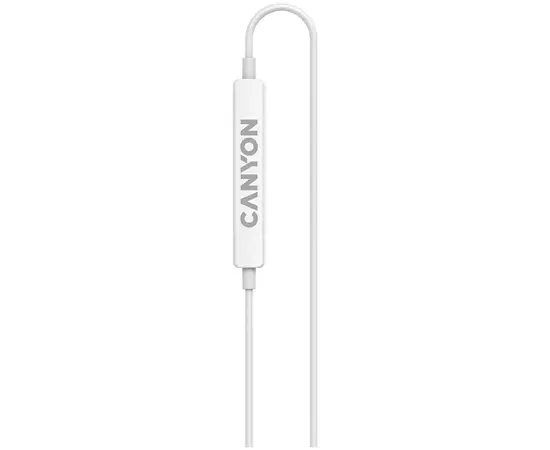 Наушники Canyon SEP-6 Type-C HiRes sound White (CNS-CEP6W), изображение 3 Наушники Canyon SEP-6 Type-C HiRes sound White (CNS-CEP6W), изображение 3