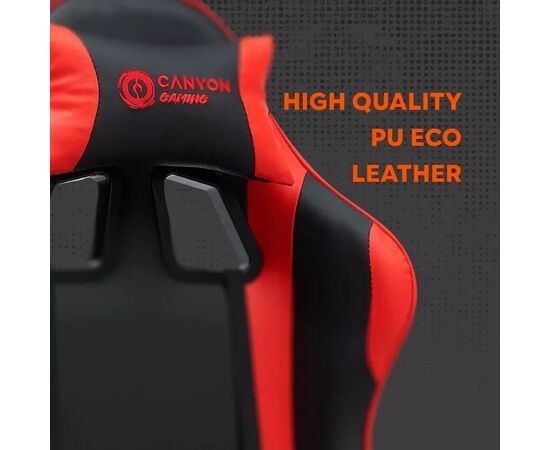 Кресло игровое Canyon Core SGCH2 Black/Red (CNE-SGCH2R), изображение 12 Кресло игровое Canyon Core SGCH2 Black/Red (CNE-SGCH2R), изображение 12